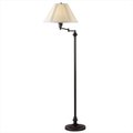 Radiant 150 W 3 Way Swing Arm Floor Lamp; Dark Bronze Finish RA49402